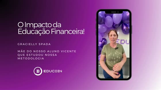 Gracielly Spada, Mãe do Vicente, aluno que estudou a metodologia Educoin